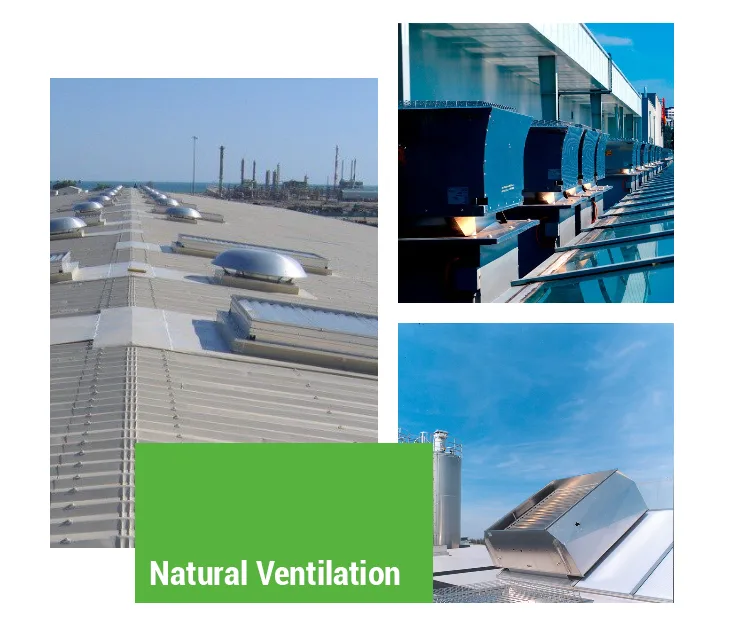 Natural ventilation and smoke control systems
